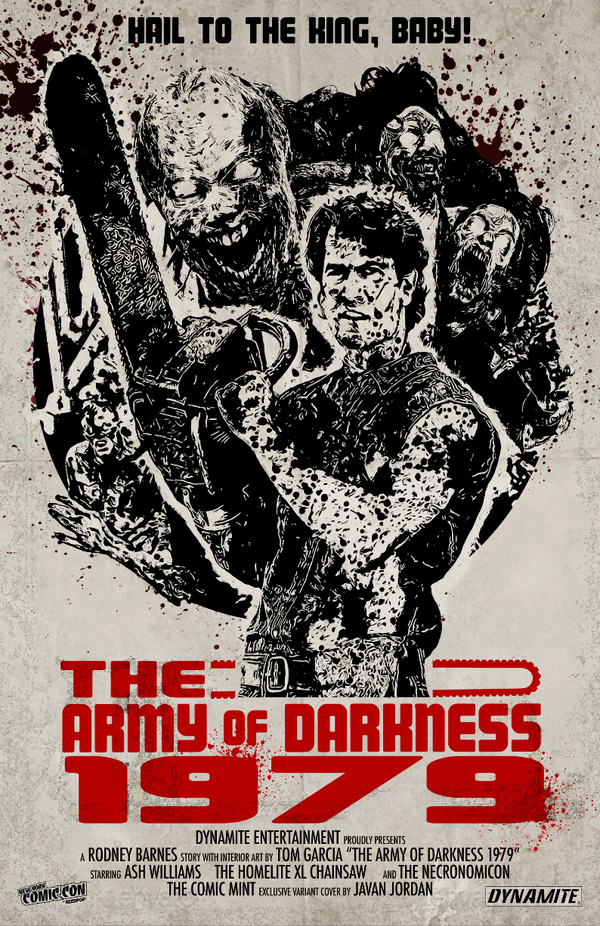 Army of Darkness 1979 #1 NYCC B&W + Dallas Fan Expo 2 BOOK SET (Signed, Remarked and Numbered)