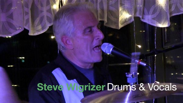 As the drummer, Steve lays down the groove. His influences include Ian Paice and Jabo Starks (of the James Brown Band)..