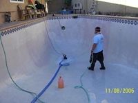 Our team takes great care of your pool during an acid wash service.

