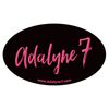 Adalyne 7 Oval Sticker
