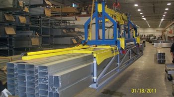 Rack Lifting Device - to lift and stack racks using Over-head Crane w/o extra controls
