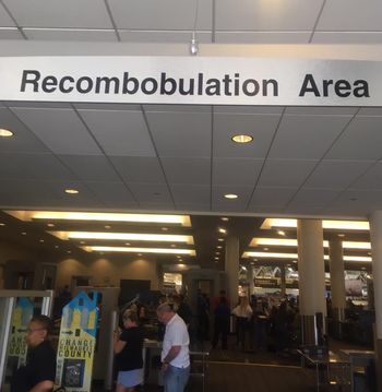 Best airport sign ever.  After going through security.  Milwaukee 8/19
