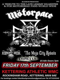 Stonepit Drive supporting Motorpace at the WMC, Kettering