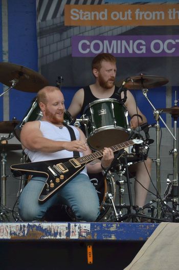Baz & Curch at woodfest 2017
