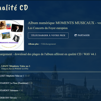 MOMENTS MUSICAUX volume 12 (LCFE) : download - téléchargement WAV (qualité CD)