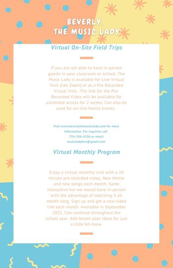 Virtual Onsite Field Trip or Virtual Monthly Visit
