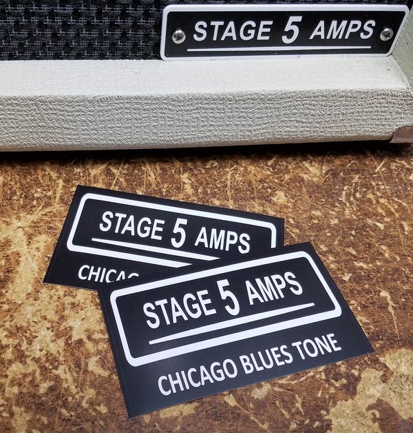 Stage 5 Amps Stickers