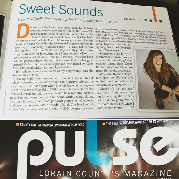 Lorain County's Pulse Magazine interviewed me for a feature in their "Sweet Sounds" portion of "the beat." Read the article here: http://www.pulselorainmag.com/Main/Articles/211.aspx.