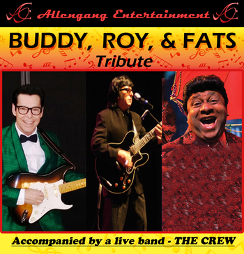 Buddy, Roy and Fats Show Flyer
