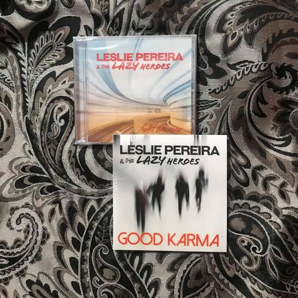 Leslie Pereira & The Lazy Heroes "Good Karma"/"Fight For Now" Twin Pack