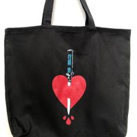 Switchblade Heart Tote Bag