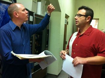 Getting direction from Maestro Paul Hostetter

