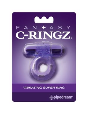 Fantasy C-Ringz Vibrating Super Ring comes in Black or Purple