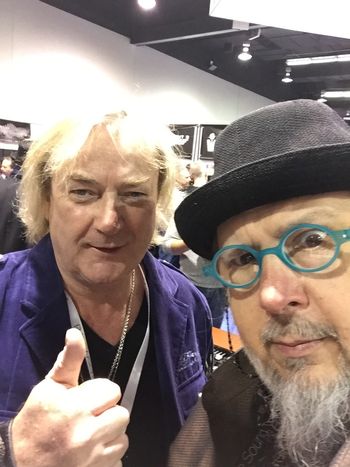 Geoff Downes and I
