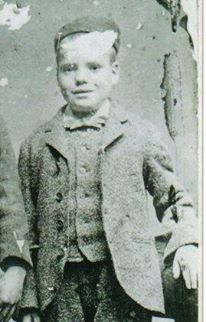 Arthur Taylor, age 11. Arrived 1896. Photo courtesy of his granddaughter, Moira Taylor.
