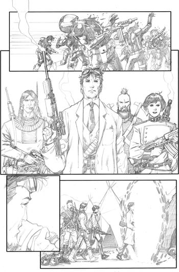 Fortress of the Future Race page 4 pencils
