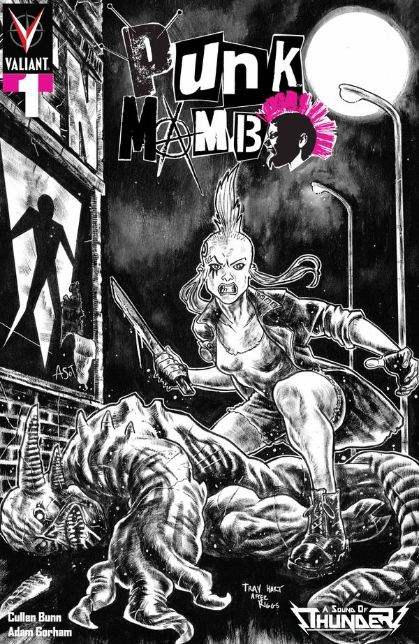 Punk Mambo #1 ASOT Iron Maiden Homage Variant - B&W