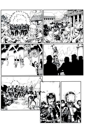 Fortress of the Future Race page 3 inks
