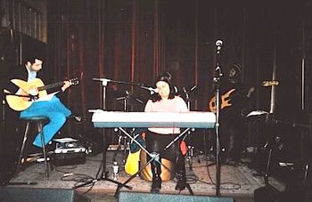 Performing at the Triad, NYC
