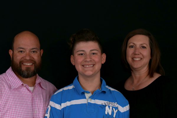Youth Pastor - Charlie Padilla, wife Melanie, & son Gideon