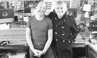 Smiley and Mike Peters

