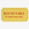 Round Table (6 people)