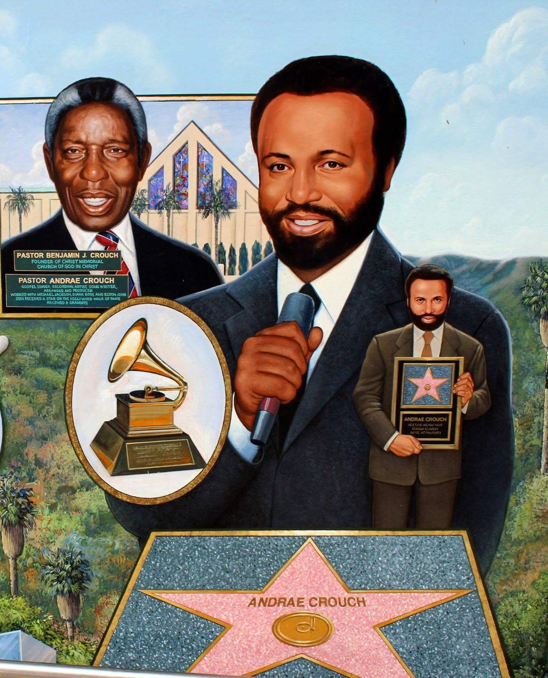 Bishop Crouch and Andrae Crouch
