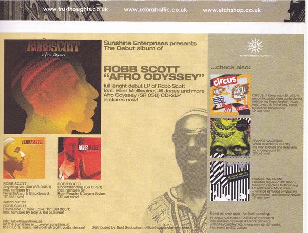 Chaser Magazine
 Afro Odyssey advert
