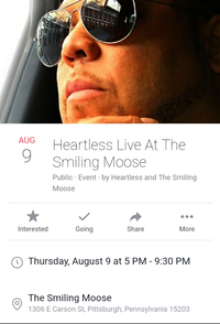 Heartless at Smiling Moose
