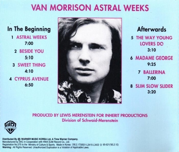 Van Morrison: follow the tune but forget the message, Van Morrison