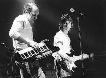 Jan onstage with Jeff Beck
