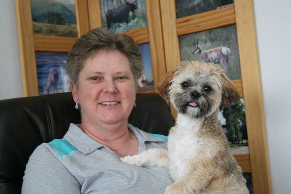 Debbie English and her AMAZING and TALENTED Lhasa Apso "MAX"