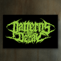 Patterns of Decay logo patch