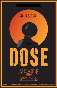 DOSE returns to Ausable Brewing Company!