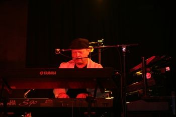 Vern with his four keyboards!
