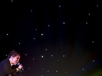 Cat - voice of an angel under a blanket of stars at DogFest, Spirit of Speyside.Photo (c) Colin Hampden-White
