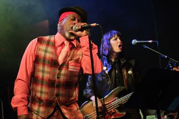 Corey Glover from Living Colour with Catherine Popper [photo by Eric Andersen]
