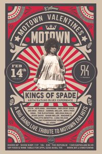 MOTOWN VALENTINES: A Big Band Live Tribute to Motown Era Hits  w/ KINGS OF SPADE