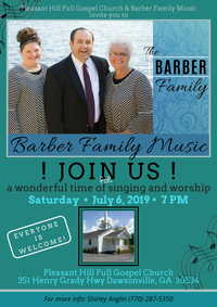 Barber Family Music Concert