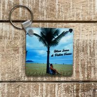 Keychain - Blue Seas & Palm Trees