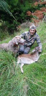 Billy with Fallow Deer
