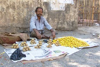 Man selling fruit
