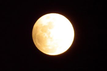 Full moon over Ganeshpuri
