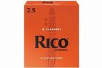Rico Clarinet 2.5 Reed- Box of 10