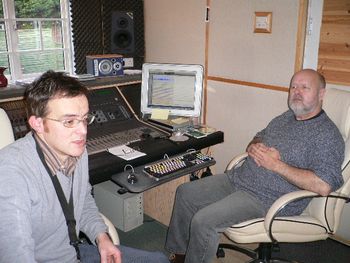 eddie john,me,ben waghorn,bobs bunker studio

