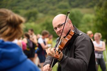 Action shot from Resipole Fiddle Fest
