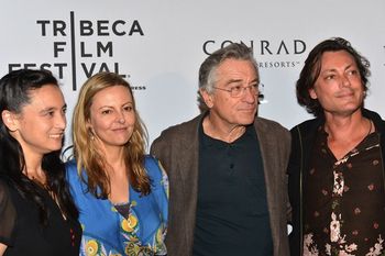 With Caitlin Yeo, Robert De Niro, Kim Mordaunt, Tribeca Film Festival
