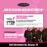 Susan Komen Dine out for the Cure