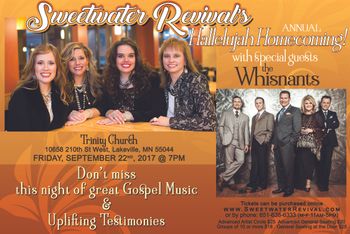 Sweetwater Revival Singing News Ad
