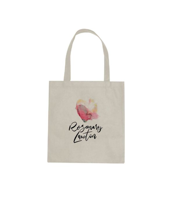 White 'Canvas' Flower Tote